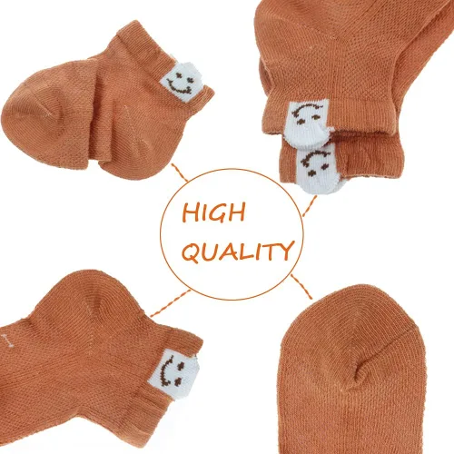 Miniatura 5 de Baby Socks 5-Pack Fit Flex Zones Cotton Stretch Socks Breathable Socks - Unisex Girls Boys