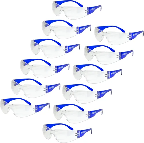 Miniatura 10 de Jorestech Eyewear - Lentes de seguridad protectoras, lentes de policarbonato resistentes a impactos, paquete de 12 (Amarillo)