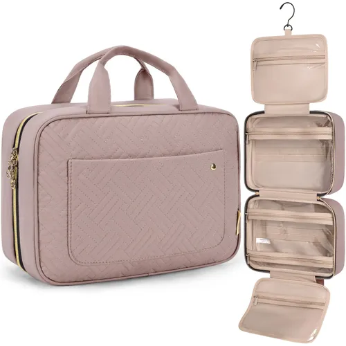 Miniatura 9 de Bolsa de viaje con gancho para colgar, resistente al agua, organizador de cosméticos, bolsa de viaje para accesorios, champú, contenedor