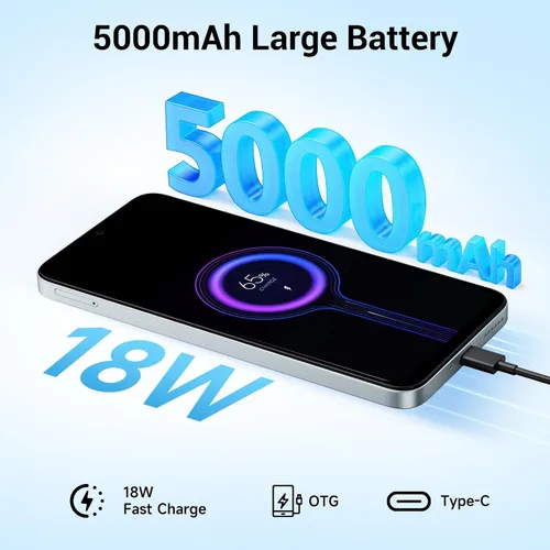 Miniatura 6 de FOSSIBOT Teléfono celular S2 desbloqueado, pantalla FHD+ de 6.72 pulgadas, 20 (8+12 GB)+256 GB /1 TB TF, batería de 5000 mAh, cámara de 50 MP+16 MP
