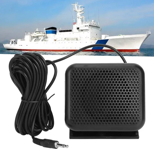 Miniatura 3 de Ciciglow Mini altavoz externo rectangular del alto rendimiento NSP-100 para la radio del CB, FT-847 FT-920 FT-950 FT-2000