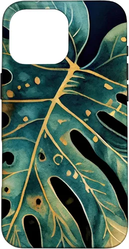 Miniatura 19 de Funda para iPhone 16 Philodendron Monstera Leaf Floral Boho Follaje Flower Plant Case