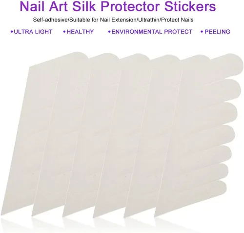 Miniatura 3 de Envoltura de seda para uñas, envoltura de seda para uñas, envoltura de seda adhesiva para uñas, calcomanías protectoras de uñas de gel UV