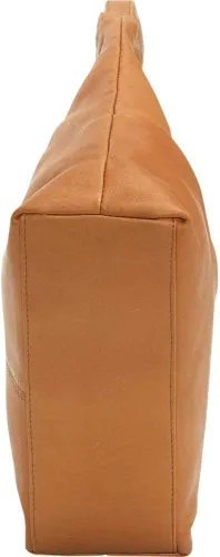 Miniatura 3 de Le Donne Top Zip Hobo Bolso de mano - Colombiano Vaquetta Cuero Vaquetta Mujer