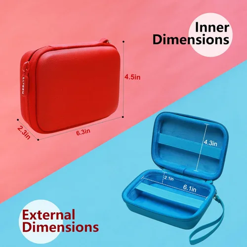 Miniatura 2 de L LTGEM Estuche para más de 300 cartas compatible con Pokémon/UNO/Piles/Phase 10/Exploding Kittens/Five Crowns/Flip 7/SKYJO/Slingz/Survivor/Go Azul