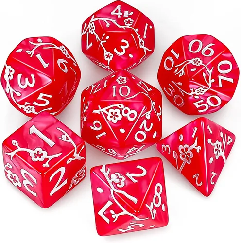 Miniatura 8 de CiaraQ DND - Juego de dados poliédricos con bolsa de dados para juegos de rol de Calabozos y Dragones RPG MTG (fuente negra y blanca)