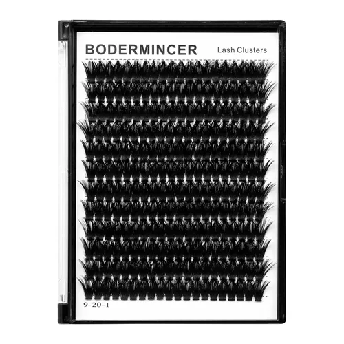 Miniatura 5 de Bodermincer 7D/10D/20D/30D/40D/50D/60D/80D/100D Rizo D, 240 unidades, extensiones de pestañas postizas, individuales y en racimo, pestañas falsas