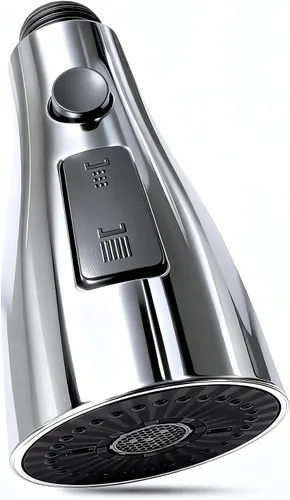 Miniatura 10 de Reemplazo de cabezal de grifo de cocina con 3 modos, cabezal rociador extraíble para grifo de cocina, reemplazo del rociador de fregadero de cocina