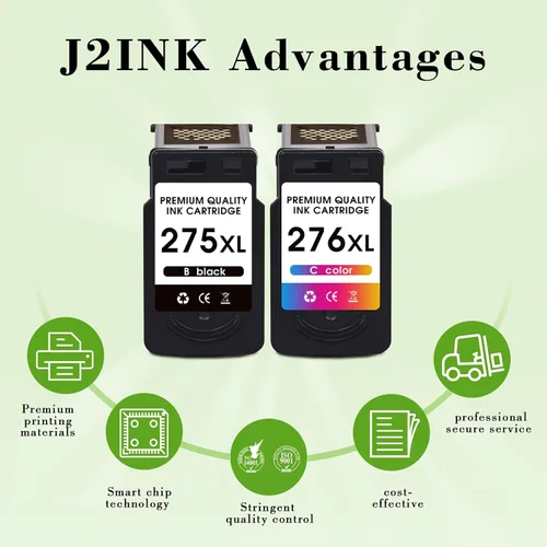 Miniatura 5 de Cannon Ink 275 276 para tinta de impresora 275 y 276 PG-275XL CL-276XL PG 275 CL 276 Combo Pack para Canon 275 y 276 cartuchos de tinta para Canon