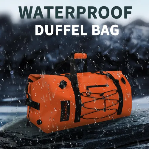 Miniatura 3 de 80L Dry Bag Large Waterproof Bag Roll-Top Heavy Duty Fishing Duffel Bag with Durable Straps & Handles for Kayaking Paddle boarding Boating Rafting