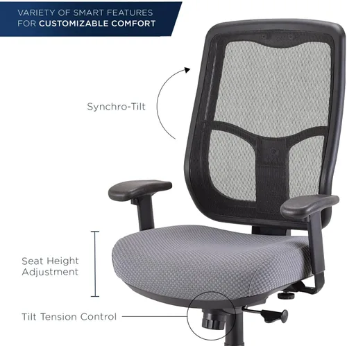 Miniatura 4 de Tempur-Pedic TP944 Silla de escritorio ajustable para oficina, color negro