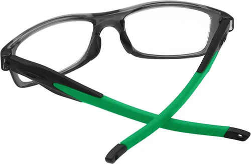 Miniatura 4 de BroLizard - Brazos de repuesto para Oakley Crosslink Glass Satin Black Frame - Verde oscuro