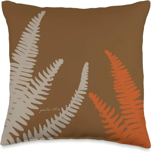 Kupukupu Brown - Pala'ili Almohada de tiro 16x16, multicolor