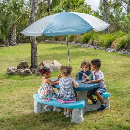 Miniatura 4 de Step2 Mesa de picnic Sun & Fun con paraguas