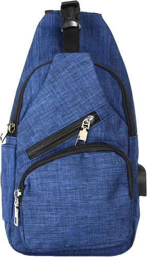 Miniatura 6 de Nupouch Mochila cruzada antirrobo, carga USB, mochila ligera para viajes, senderismo, todos los días