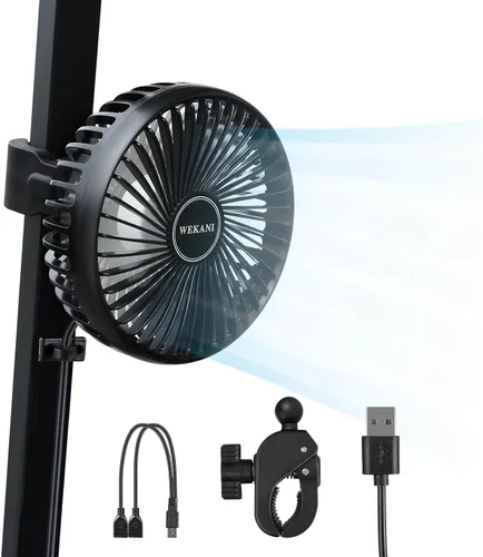 Ventiladores de carrito de golf para accesorios de carrito de golf, ajustes de 3 velocidades para modelos EZGO Club Car Yamaha con abrazadera