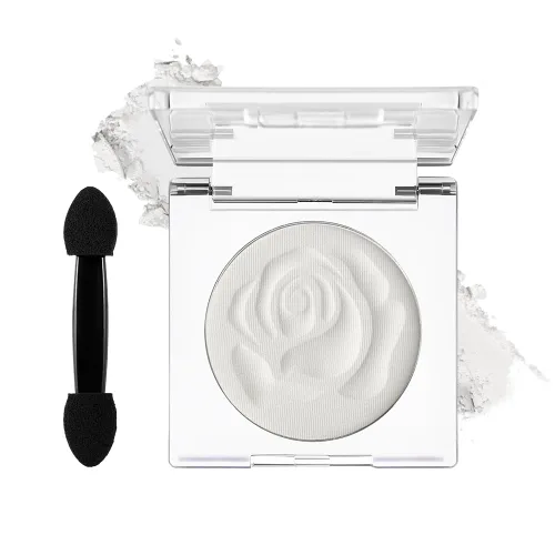 Miniatura 12 de DE'LANCI Sombra de ojos gris oscuro mate, paleta de sombra de ojos gris mate individual de larga duración maquillaje de ojos grises naturales