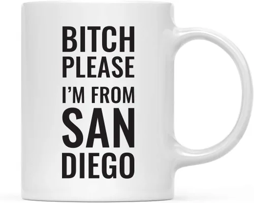 Miniatura 16 de Andaz Press Taza de café de 11 onzas, regalo de broma, Bitch Please I'm from Alabama, paquete de 1, incluye caja de regalo, divertidas ideas