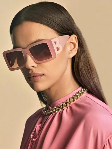 Miniatura 31 de PORADAY Gafas de sol cuadradas grandes de moda para mujeres y hombres, marco grueso negro de lujo, gafas de sol modernas con montura grande