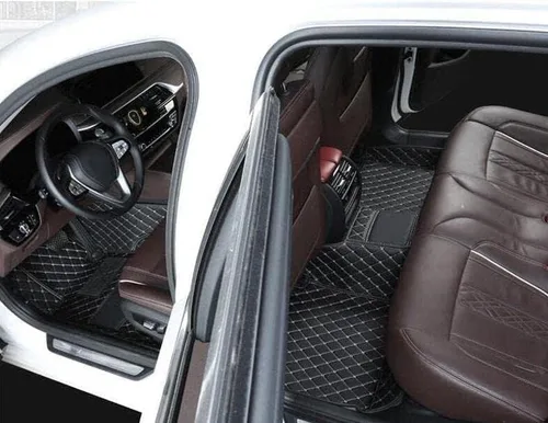 Miniatura 3 de Alfombrillas de cuero completas a medida para auto - Mejora el interior de tu vehículo con forros de piso específicos para vehículos - Perfectas