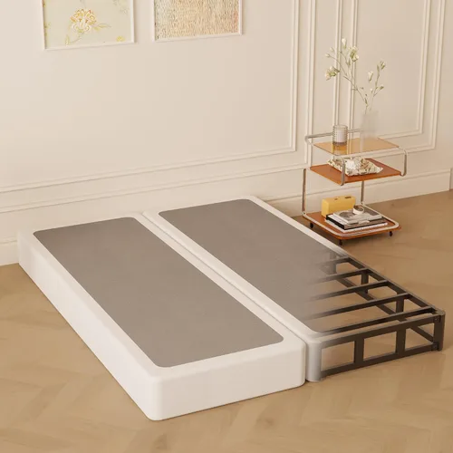 Miniatura 10 de Maenizi Somier de 9 pulgadas para cama Queen, base de cama de metal resistente con funda de tela, base de colchón, fácil montaje, sin ruido