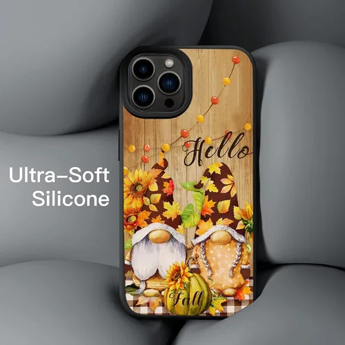 Miniatura 2 de Hello Fall - Funda para iPhone 16, 15, 14, 13, 12, 11 Pro Max, Galaxy S25, S24, S23, S22, S21, S20, FE, A16, A14, A15, A54, A53, A03S, A13, Note 20