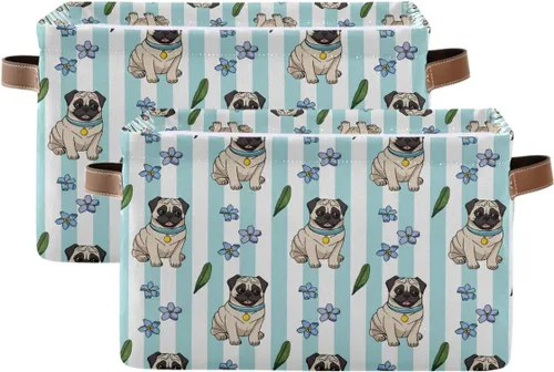 Miniatura 48 de Cesta Contenedor de Almacenamiento para Zapatos de Ballet, Caja de Almacenamiento Cúbica Grande de Lona Plegable Organizadora para Armario