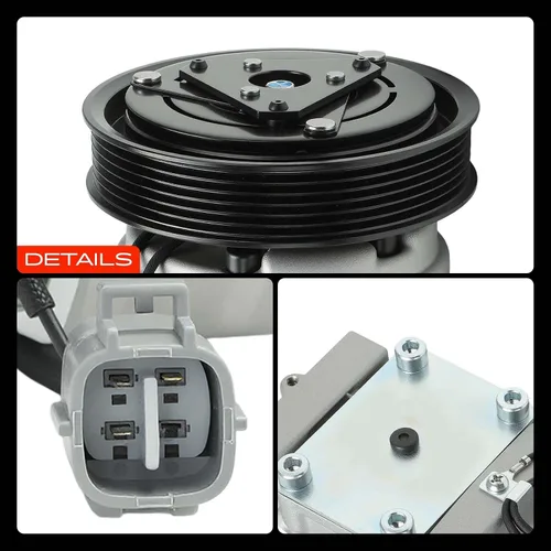 Miniatura 9 de A-Premium Compresor de aire acondicionado con embrague compatible con Toyota Camry 1994-2001, Avalon 1995-1999, Solara 1999-2003, Lexus ES30