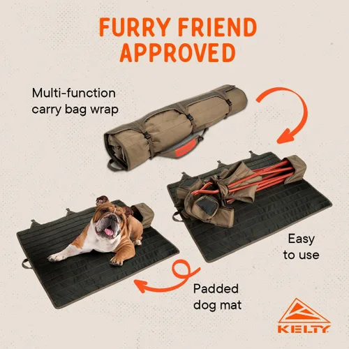 Miniatura 6 de Kelty, Silla baja, cuerda elástica/Beluga, talla única