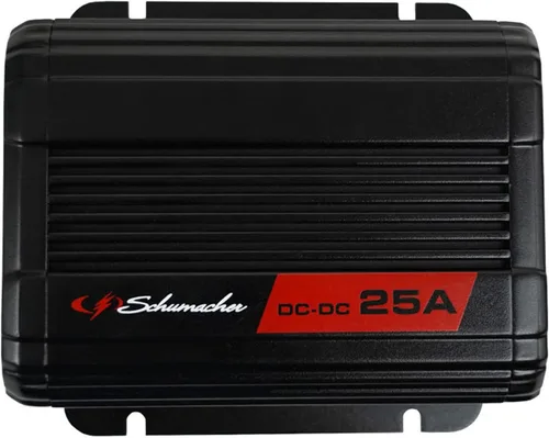 Schumacher Electric Cargador y Mantenedor Inteligente de Batería - 25A 12V DC-DC - Cargador de Batería Estándar, AGM, Gel, Calcio y Litio - Uso con