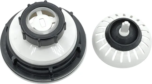 Miniatura 6 de Colador de cesta de 4 pulgadas de plástico ABS para fregadero de cocina con montaje de colador extraíble y tapón de goma, ajuste universal, 3-1/2