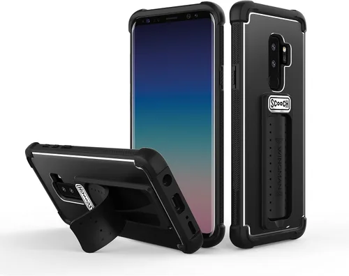 Miniatura 47 de Scooch Wingman - Funda con función atril para Samsung Galaxy S9 [protección contra caídas de 10 pies] [soporte bidireccional] funda protectora a