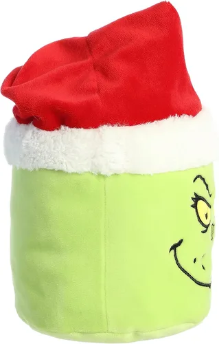 Miniatura 3 de Aurora Whimsical Dr. Seuss Santa Grinch Mallows - Peluche con licencia oficial para juegos imaginativos, perfecto para niños y adultos, color verde