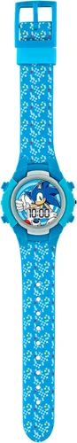 Miniatura 2 de Sonic Reloj de cuarzo digital para niño con correa de silicona SNC4036, Azul, Moderno