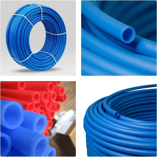 Miniatura 8 de Pex-A Tubería de 1/2 pulgada x 1000 pies, tubo sin barrera para agua potable, tubo de agua flexible para fontanería, azul