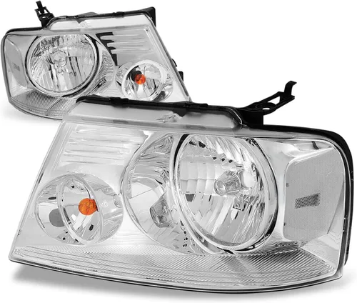 Miniatura 14 de Auto Dynasty Conjunto de faros delanteros compatible con Ford Bronco F-150 F-250 F-350 1987-1991, reemplazo de faros halógenos del lado