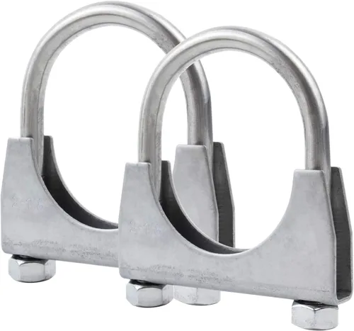 Miniatura 18 de Abrazadera de escape de perno en U de 1,5 pulgadas, abrazadera resistente del silenciador