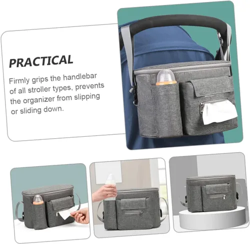 Miniatura 4 de Toddmomy Bolsa de viaje para mamá, bolsa de viaje para mamá, bolsa de viaje mochila de viaje, bolso de mano, bolso grande para cochecito, bolsa