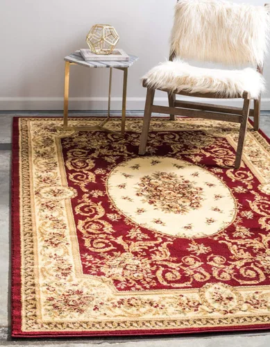 Unique Loom colección Versailles - Alfombra tradicional clásica con motivo de medallón; estilo tradicional; 3 pies y 3 pulgadas x 5 pies y 3