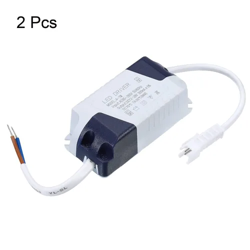 Miniatura 3 de PATIKIL 4-7W 300mA LED Driver, 2pcs AC 85-265V Salida 12-28V DC Conector Macho Conector Rectificador de Corriente Constante Transformador Fuente