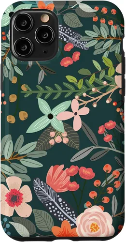 Miniatura 28 de Funda con diseño floral botánico de jardín colorido para iPhone 13