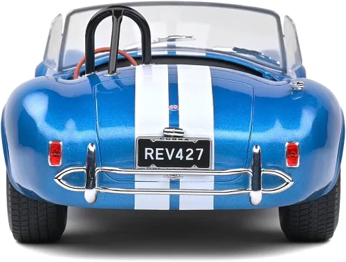 Miniatura 6 de Solido 421183910 AC Cobra MKII 427 (1965) Otra licencia Mk II modelo juguete, azul metálico, escala 1:18