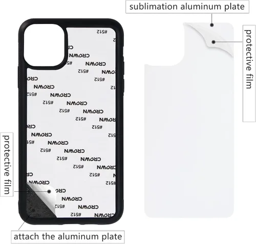 Miniatura 3 de 5 fundas para teléfono de sublimación para iPhone 11 de 6.1 pulgadas, fundas de teléfono imprimibles para teléfono personalizadas, fundas