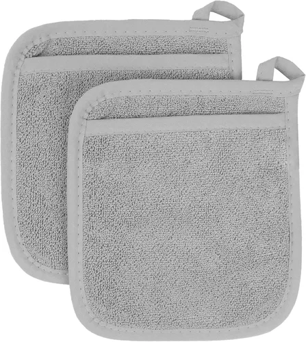 Miniatura 16 de RITZ Guante de bolsillo de rizo y almohadilla caliente: resistente al calor inigualable, 100% algodón duradero, diseño ergonómico para un agarre