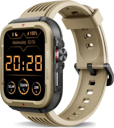 VRPEFIT Reloj inteligente para hombres y mujeres (respuesta/hacer llamadas), Alexa integrado, rastreador de fitness de 1.8 pulgadas con 100 modos
