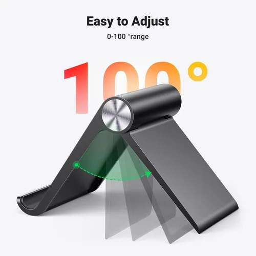 Miniatura 2 de UGREEN Soporte de teléfono celular para escritorio, portátil, plegable, ángulo ajustable, compatible con iPhone 17 Air 16 15 Pro Max 14 Plus, iPhone