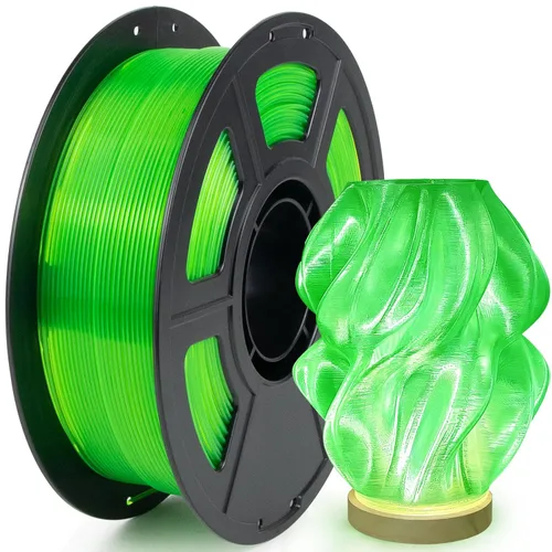 Miniatura 12 de IEMAI Paquete de filamento PETG de 0.069 in, filamento de impresora 3D multicolor translúcido degradado de hasta 23.622 in/s de impresión rápida, 4