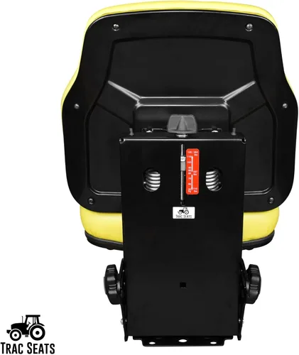 Miniatura 4 de TRAC SEATS Asiento de suspensión amarillo para tractor John Deere 5303 5310 5320 5400 5403 5410 5420 5425 5510 5520