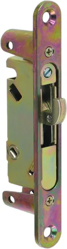 Miniatura 8 de FPL #3-45-S Cerradura de muesca de repuesto para puerta de vidrio deslizante, Dorado Galjanoplastia YZD