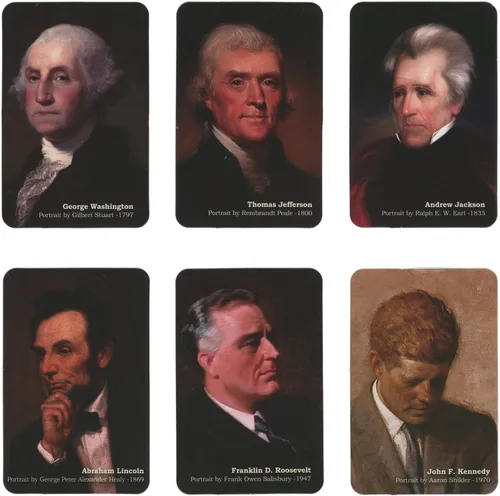 Miniatura 4 de BMC Presidents of the United States Series 1: Figura de plástico 6pc Set